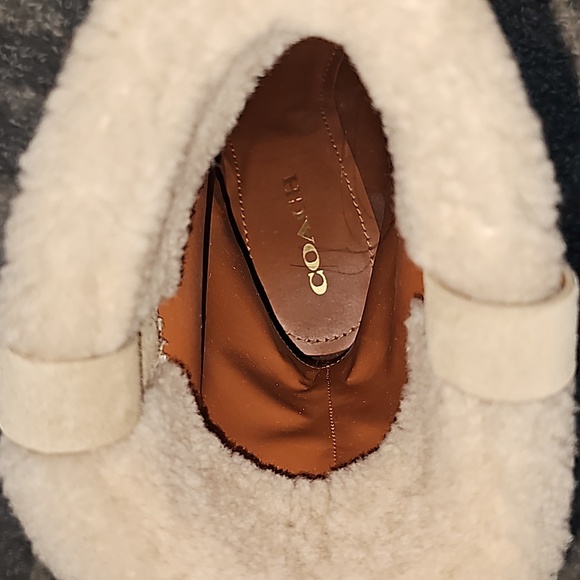 Coach Shearling lined suede boots - Picture 4 of 5